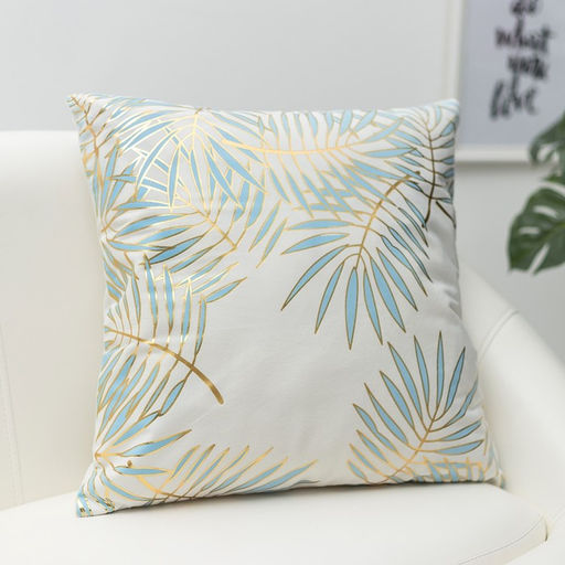 Наволочка декоративная Этель Листва 42 х 42 см, велюр  фото 4