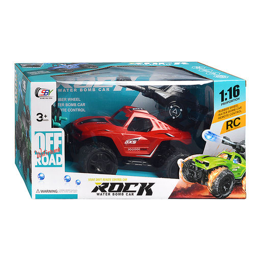 Машина с водяной пушкой,р/у, цвет зелёный, 27 MGz, в коробке