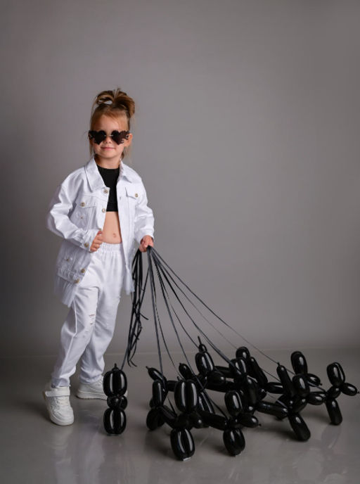 Джинсовка «RoK ЦВЕТ: БЕЛЫЙ (QR)