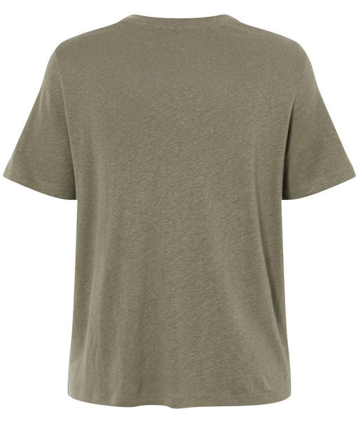 Блузка женская из льна и вискозы свободного покроя ESMARA  фото 9