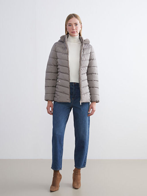 K?rkl? Kap??onlu Kad?n ?i?me Mont