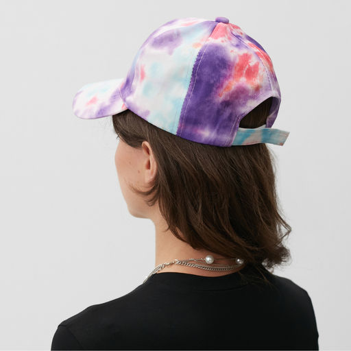 Кепка женская Tie-dye MINAKU, фиолетовый, размер 56-58