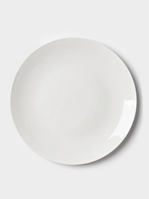 Тарелка Hanna Knövell, d=35 см, фарфор, белая
