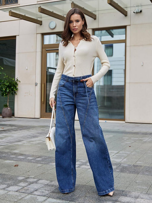 Женские джинсы арт. 19848 - F5 фото 4