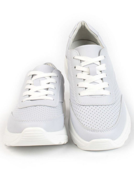 05-SD2-3D GRAY/PURPLE Кроссовки женские (натуральная кожа)