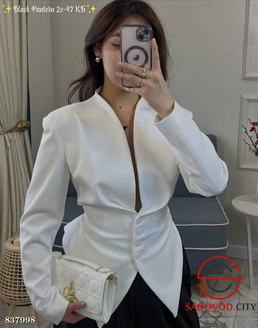 Пиджак женский однотонный - Bruno фото 7