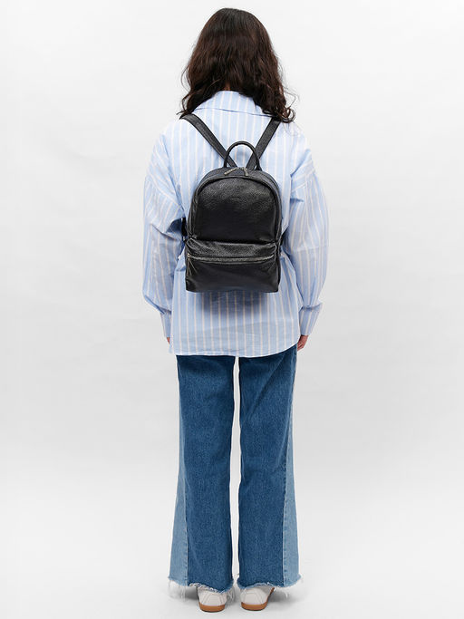 LACCOMA рюкзак Скарлет-Н2005-черный эко кожа хлопок