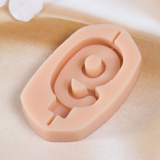 Молд под свечу «Девять» 3.8×8.5×1 см