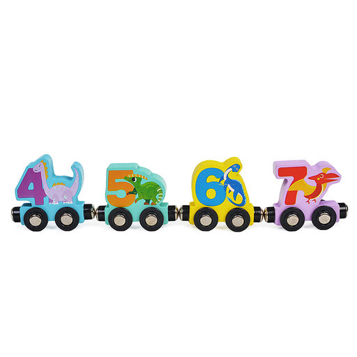 Обучающая игрушка "Занимательный паровозик с цифрами-3" в пакете