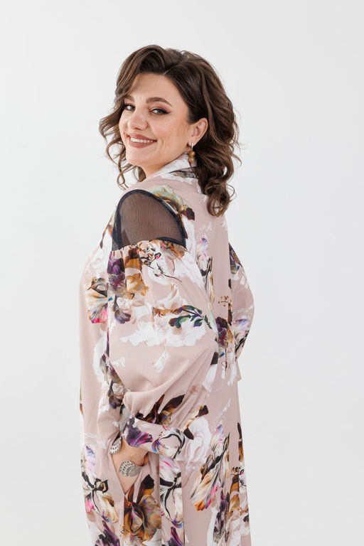 Платье ANELLI 1126 ирисы  фото 5