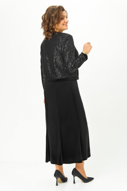 Костюм Svetlana Style 2303 черный бархат