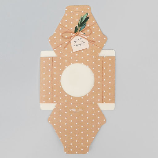 Цена за 5 шт. Бонбоньерка Эко, 8 х 7.5 х 6 см - Дарите счастье фото 4