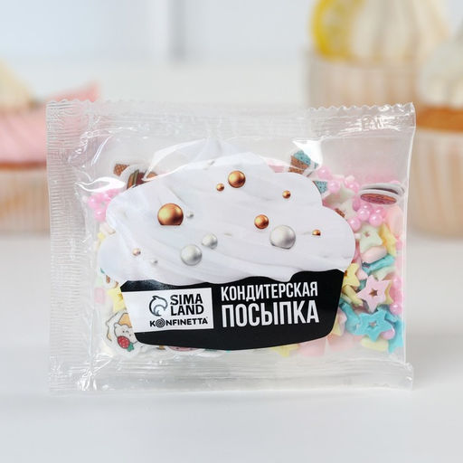 Кондитерская посыпка для куличей, 25 г.