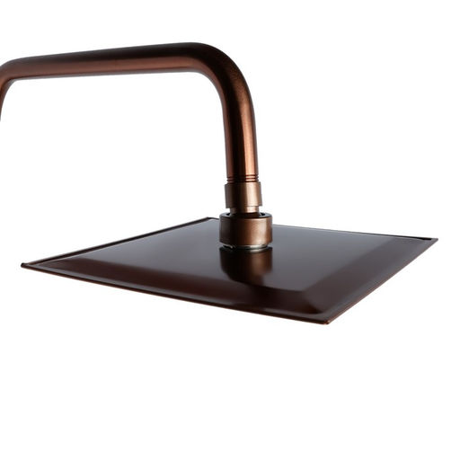 Душевая система ZEIN Z3870, смеситель, тропическая и ручная лейка, алюминий, bronze