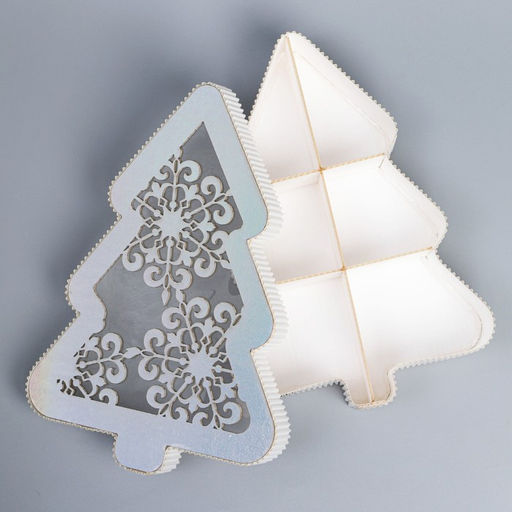 Коробка новогодняя подарочная «Ёлка», 23×13×5 см