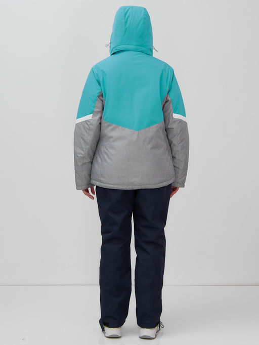 Горнолыжный костюм женский зимний бирюзового цвета 02807Br - Mtforce фото 4