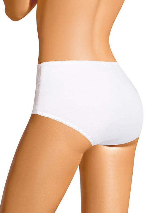 CLE M1166 Трусы жен. Кружево хлопок белый - Clever wear фото 2