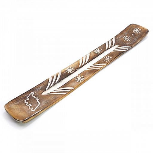 Подставка под благовония Лыжа дерево уп 10шт Антик