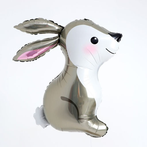 Цена за 3 шт. Воздушный шар фольгированный 31" «Заяц»