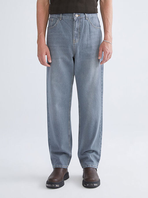 Baggy Fit Erkek Jean Pantolon