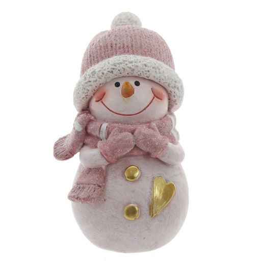 Фигурка декоративная "Снеговик", L5 W5 H8 см, 2в.