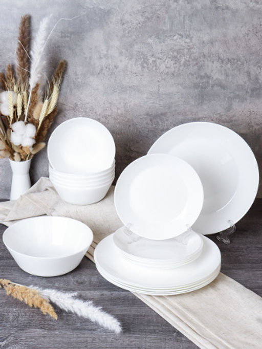 Столовый набор 19 предметов / NN19-0T-W White /уп 2/4/ - ГалеонТрейд фото 2