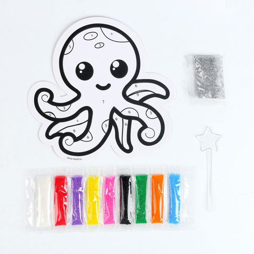 Набор для творчества. Фреска фигурная Осьминог - Школа талантов фото 2