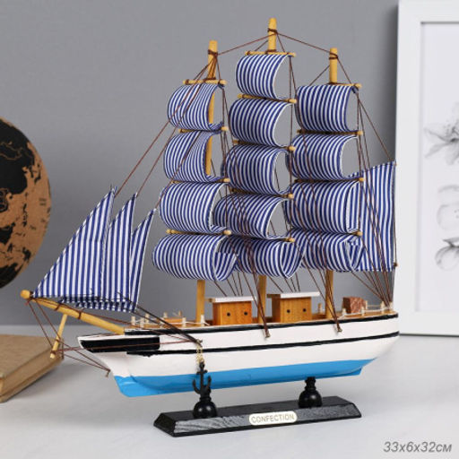 Макет парусного корабля 33х32 см / 3214G /уп 18/ - Галеонтрейд фото 8