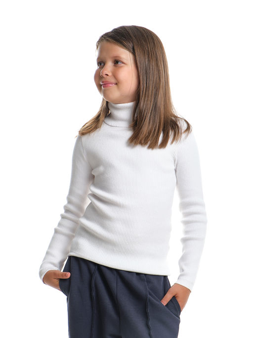 Джемпер (водолазка) лапша 33-12246 темно серый - Mini maxi фото 14