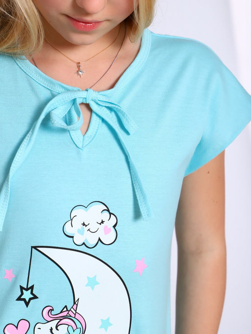 Сорочка Зефирка бирюзовый, СР-04-7 - От егорки до егора фото 11