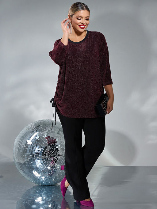 Туника 0365-1а чёрный - Aquarell фото 24