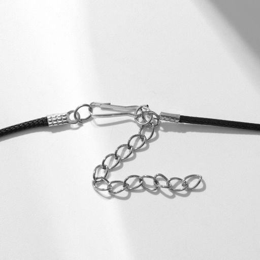 Кулон мужской Пуля, цвет серебро на чёрном шнурке, 42 см