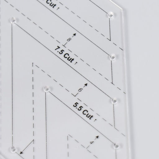 Линейка для пэчворка, пластик, 45° «Ромб»