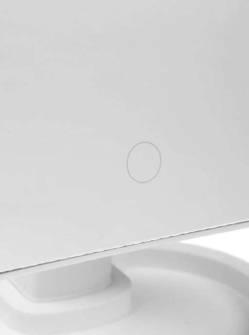 Зеркало KZ-06, подсветка, 26.5 х 16 х 12 см, 16 диодов, сенсорная кнопка, белое