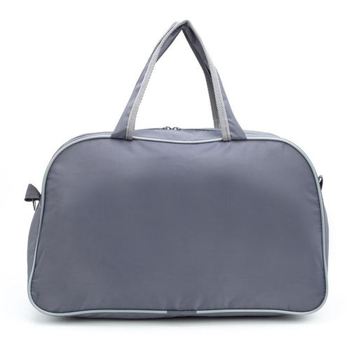 Сумка спортивная на молнии, наружный карман, цвет серый - Simaland фото 3