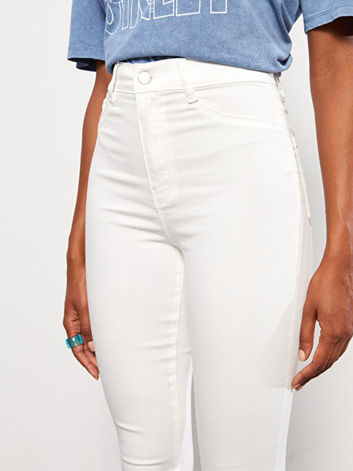 Y?ksek Bel J?piter S?per Skinny Fit Kad?n Jean Pantolon