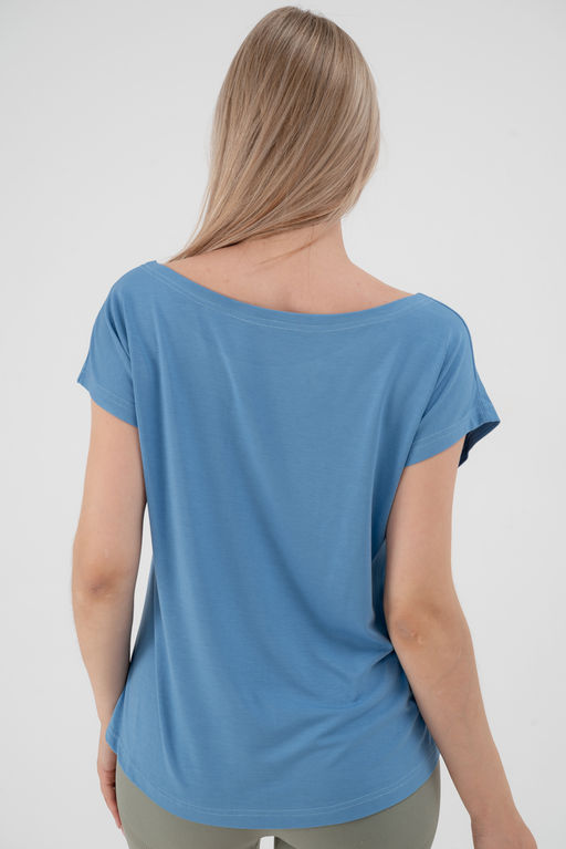 Футболка женская из вискозы Лирика голубой Call me angel - Амадэль фото 6