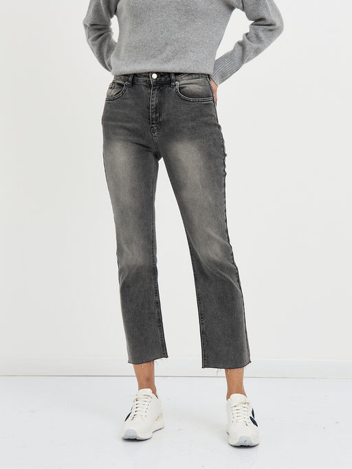 брюки женские серые из хлопка - Glenfield фото 5