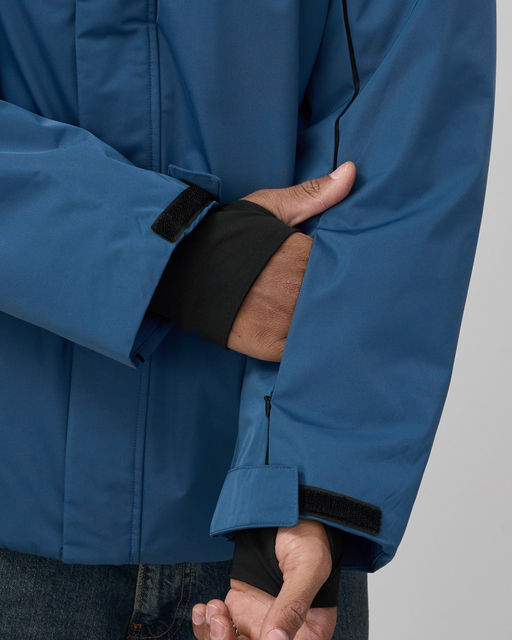 Горнолыжная куртка мужская зимняя синего цвета 7611S - Mtforce фото 7