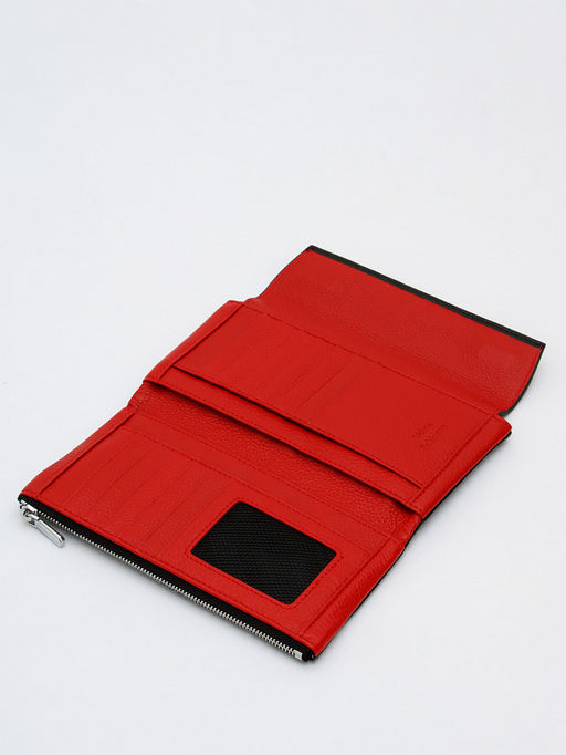 Кошелек 7004-15 black red Velina Fabbiano