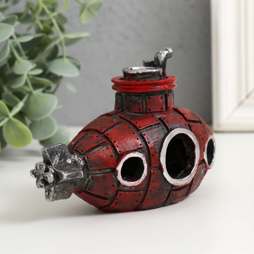 Фигура для флорариума «Подводная лодка», полистоун, 14×7×9 см, МИКС