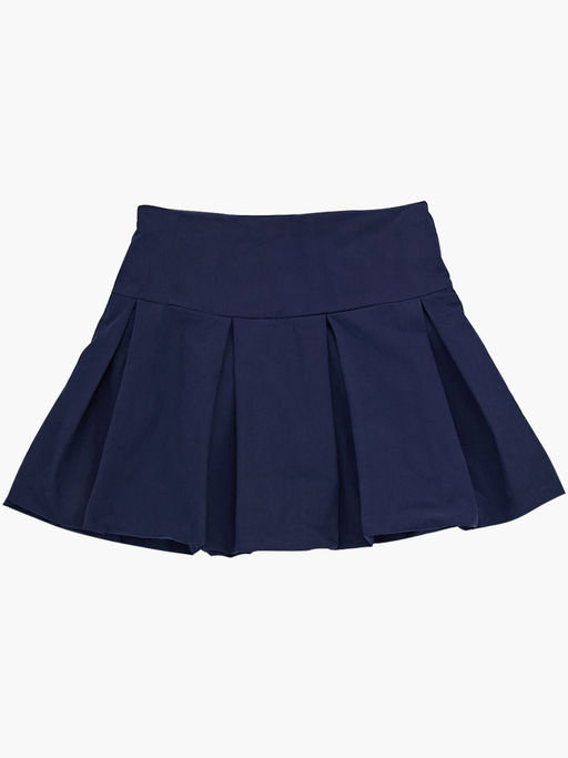 Юбка текстильная синяя в школу UD 0504 синий - Mini maxi фото 5