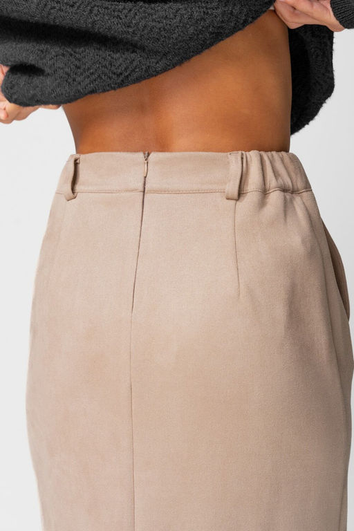 Юбка LAIKONY 453-2 бежевый  фото 3