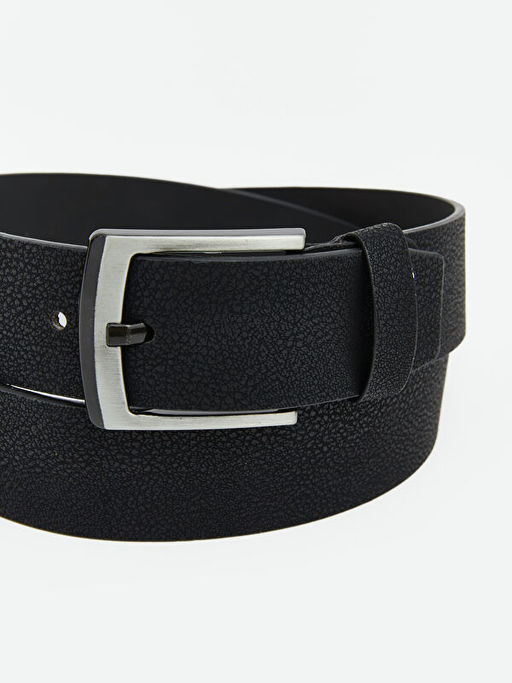 Deri G?r?n?ml? Erkek Kemer