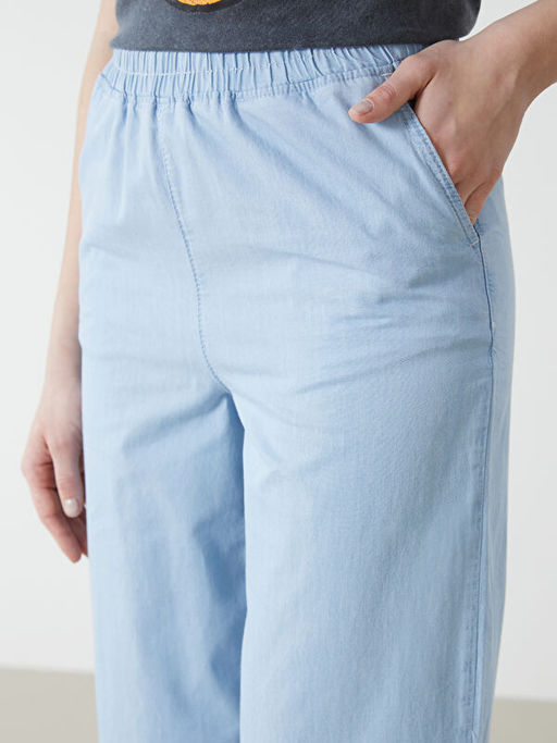 Wideleg Kad?n Jean Pantolon