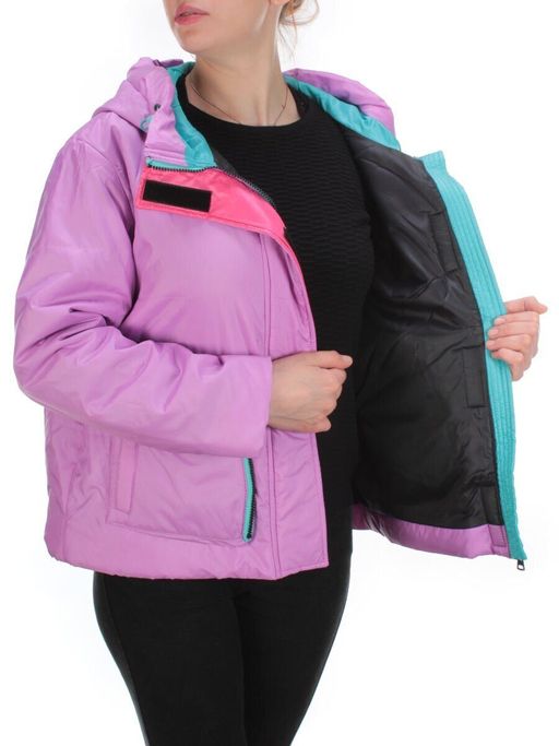 008 LILAC Куртка демисезонная женская (100 гр. синтепон) - Фабричный китай фото 8