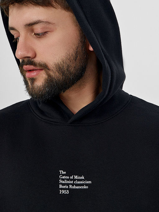 Худи мужское черное - Mark formelle фото 4