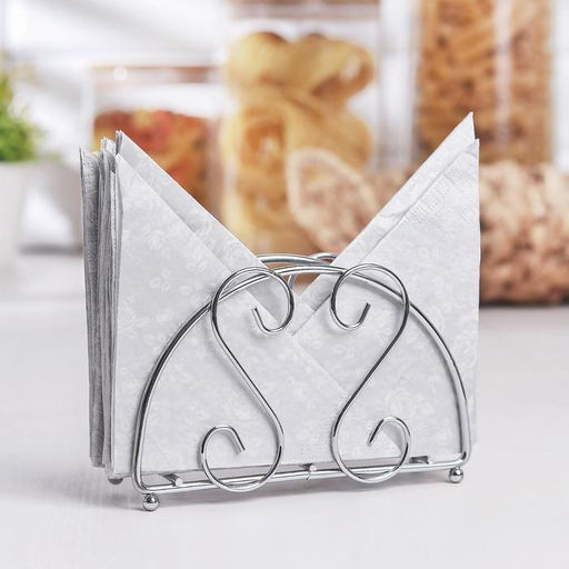 Салфетница Доляна Завитки,13,53,59 см фото 2