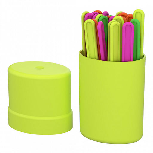 Цена за 1 шт. Счетные палочки пластиковые ErichKrause Neon Solid (в тубусе по 30 шт)