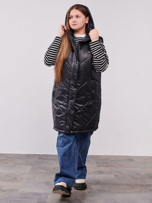 Жилет демисезонный Хлоя бордо - Yollochka фото 36